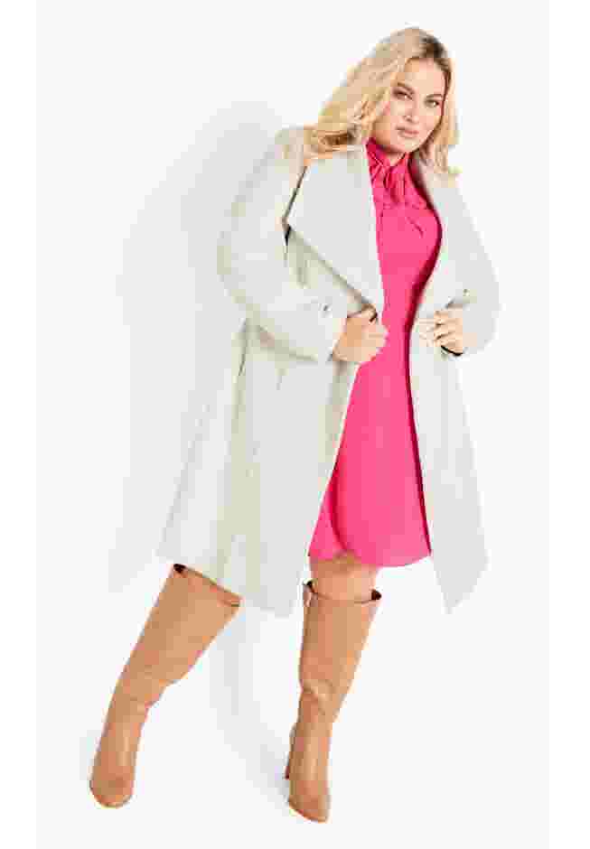 Isla Wrap Waist Tie Coat image number 4