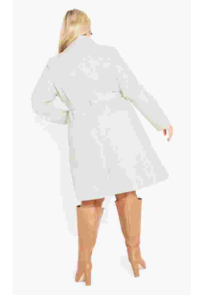 Isla Wrap Waist Tie Coat image number 5