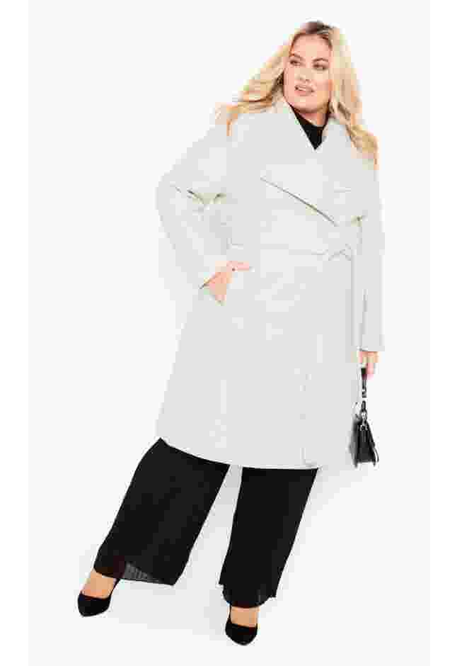 Isla Wrap Waist Tie Coat image number 0