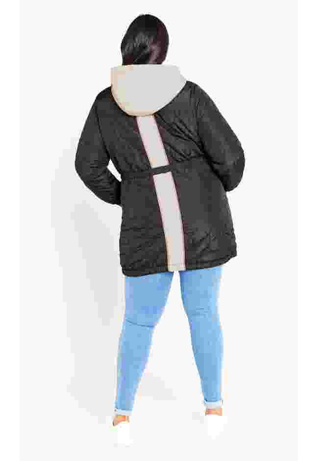 Clio Quilt Padded Hooded Neck Coat image number 3