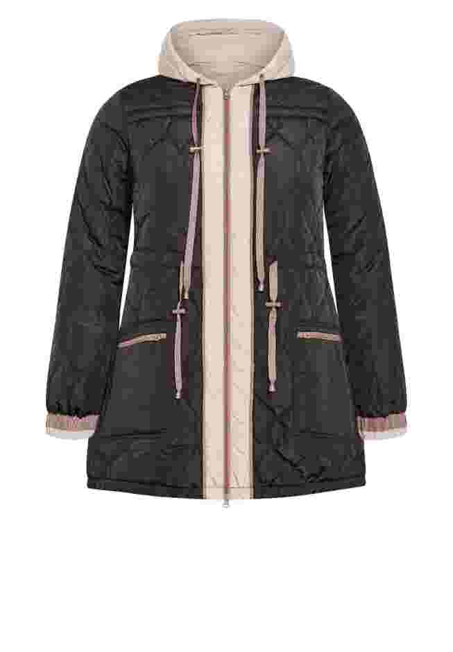 Clio Quilt Padded Hooded Neck Coat image number 4
