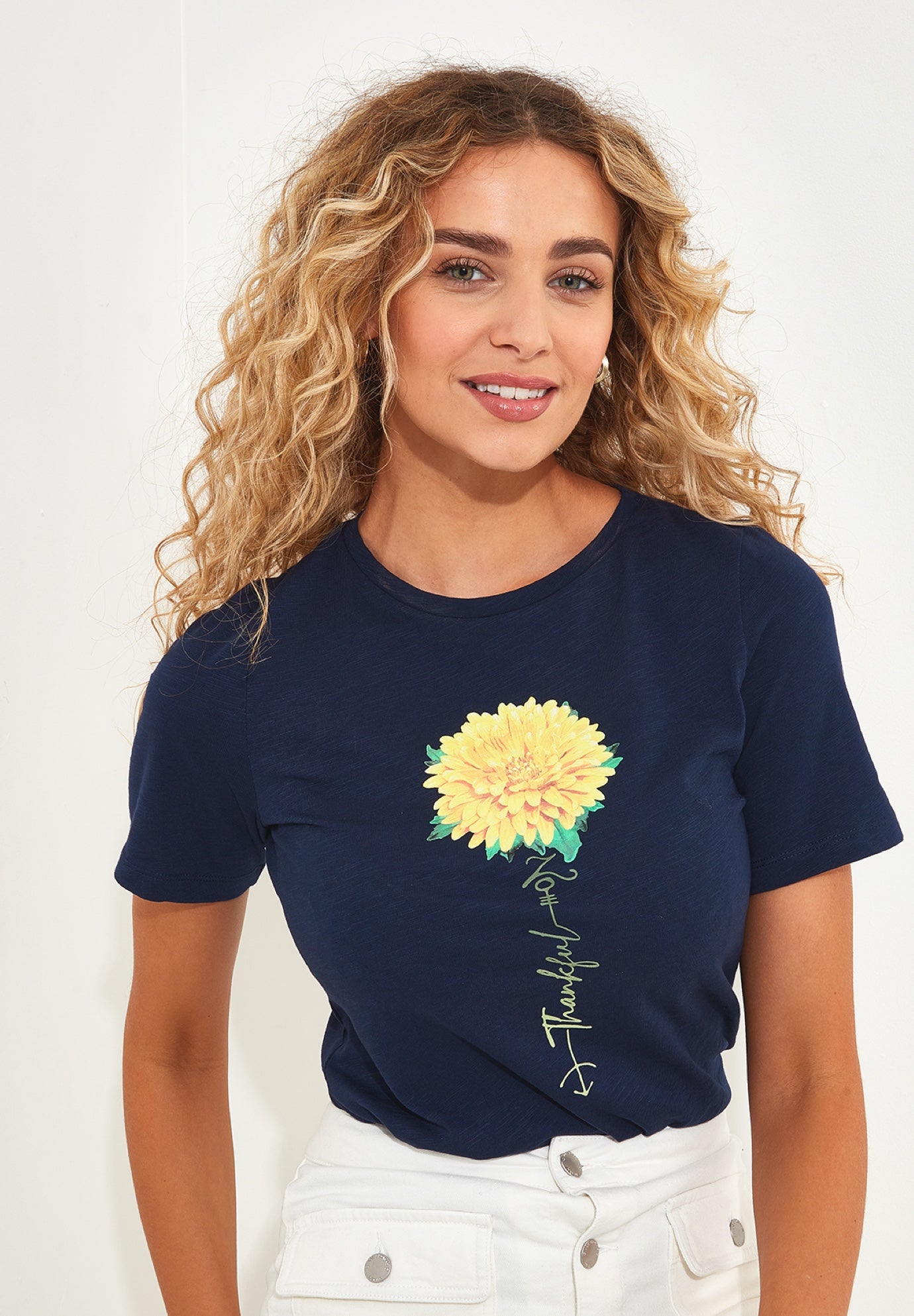 Stretch Cotton Graphic Tee image number 0