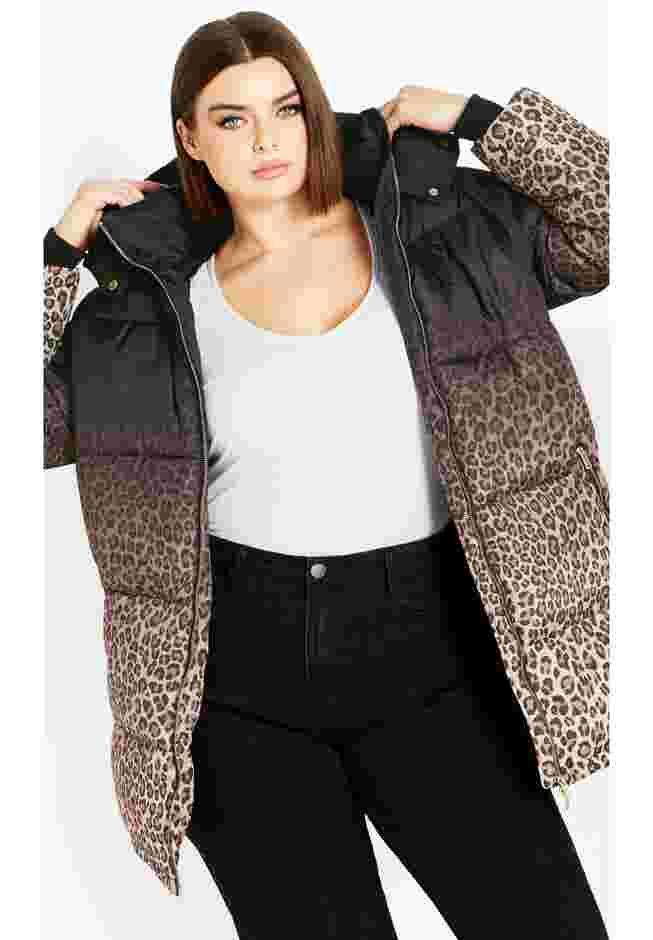 Indi Print Puffer Jacket image number 0