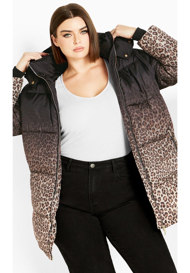 Indi Print Puffer Jacket image number 0