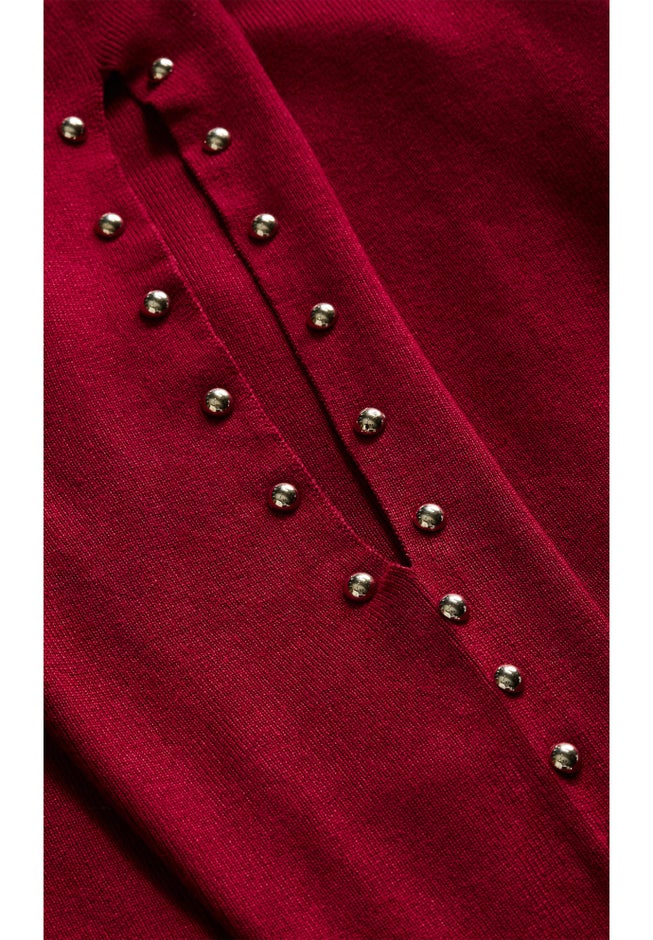 Cold Shoulder Full Length Sleeves Sweater image number 6