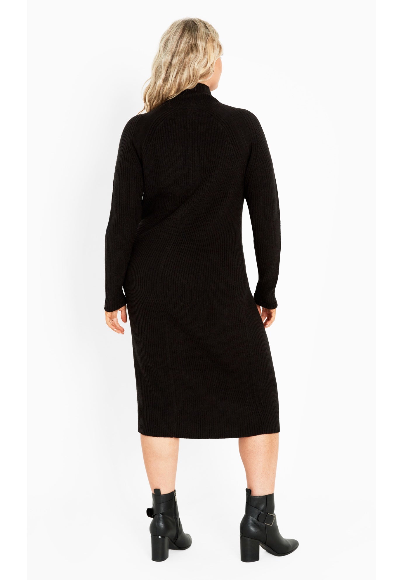 Callie High Neck Sweater Dress image number 1