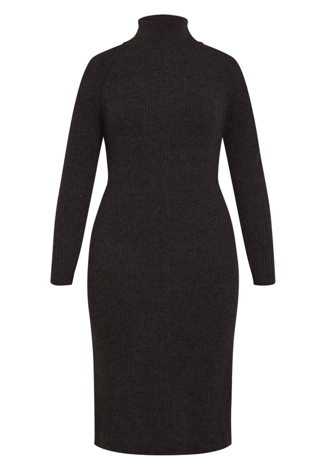 Callie High Neck Sweater Dress image number 2