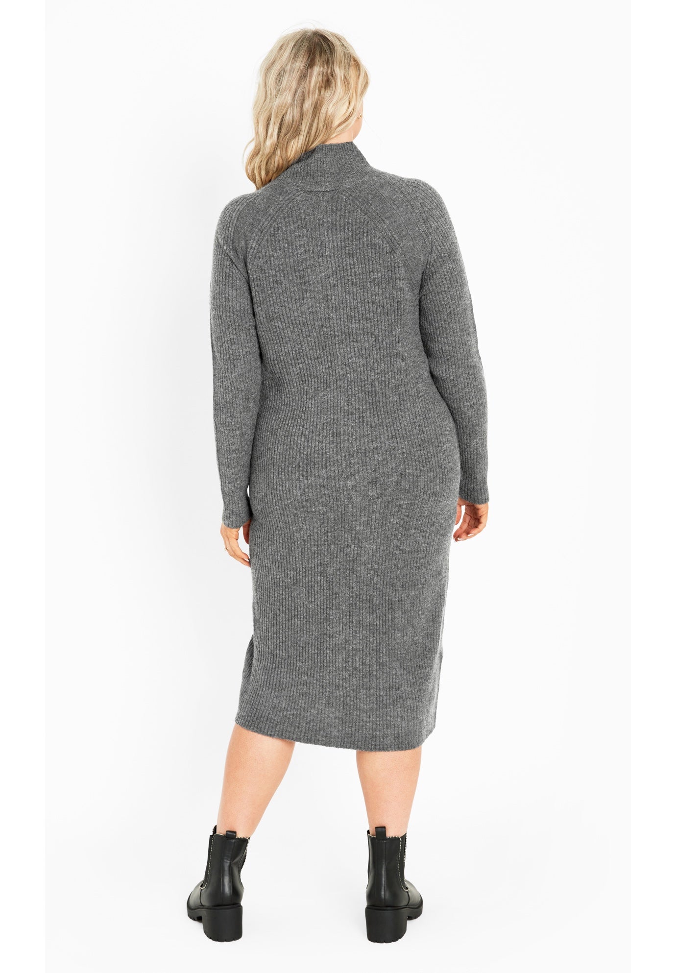 Callie High Neck Sweater Dress image number 1