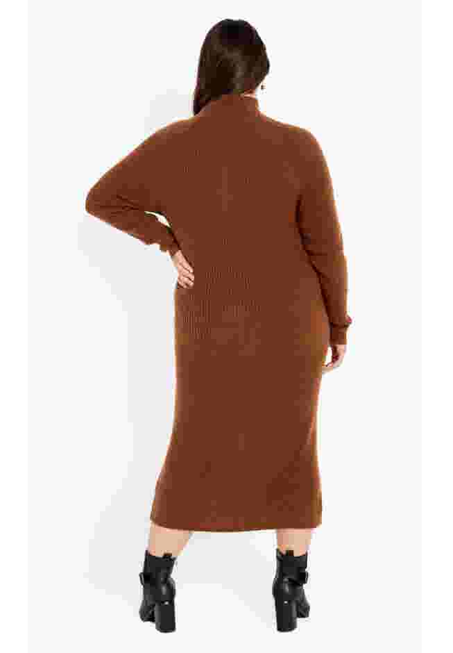 Callie High Neck Sweater Dress image number 1