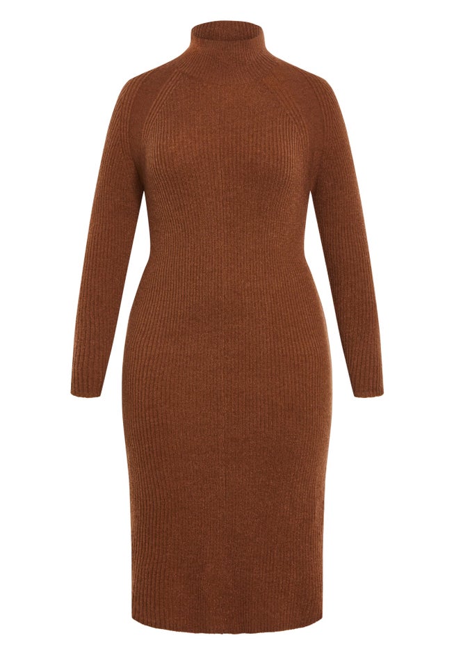 Callie High Neck Sweater Dress image number 2