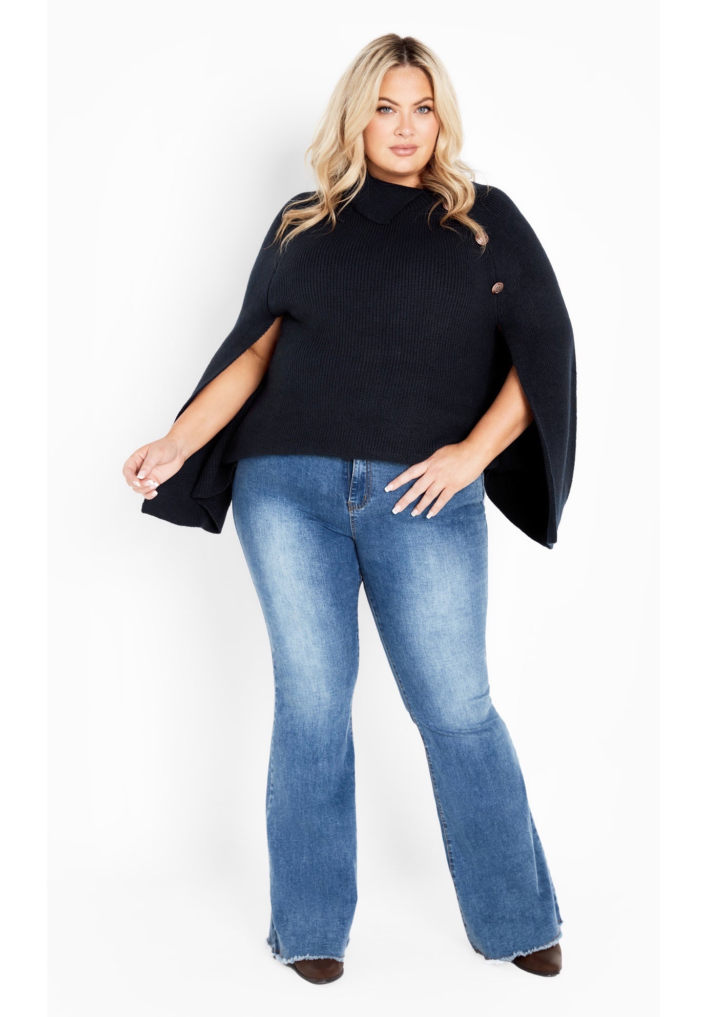 Dani Button Cape image number 1