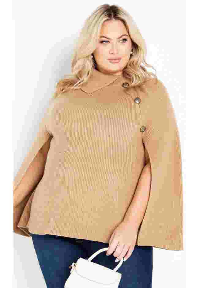 Dani Button Cape image number 0