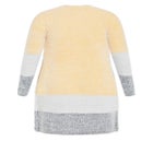 Elise Color Block Knitted Cardigan image number null