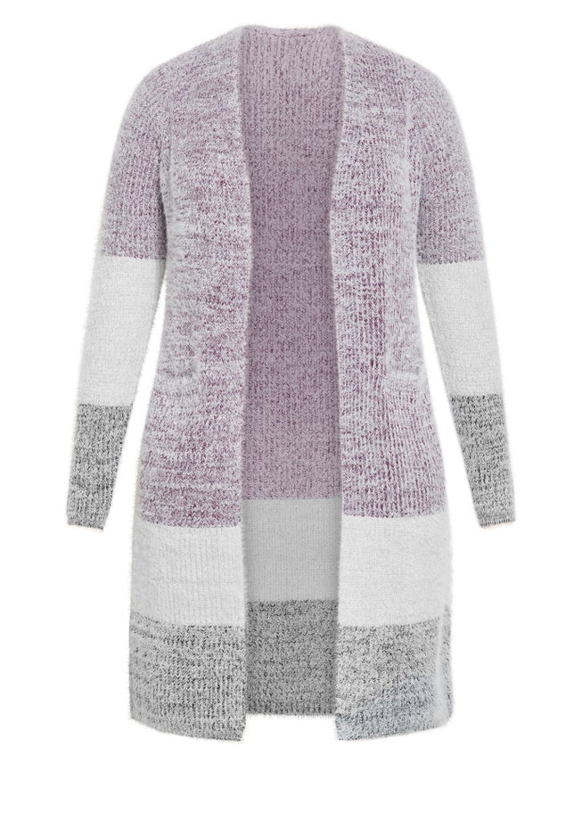 Elise Color Block Knitted Cardigan image number 3