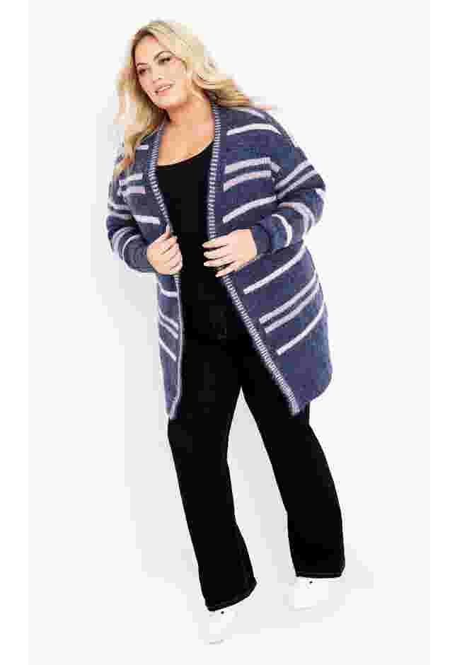 Skye Stripe Cardigan image number 1