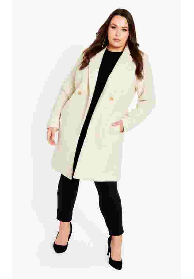 Estelle Double Button Collared Coat image number 3