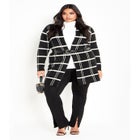 Emily Check Coatigan image number null