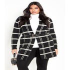 Emily Check Coatigan image number null