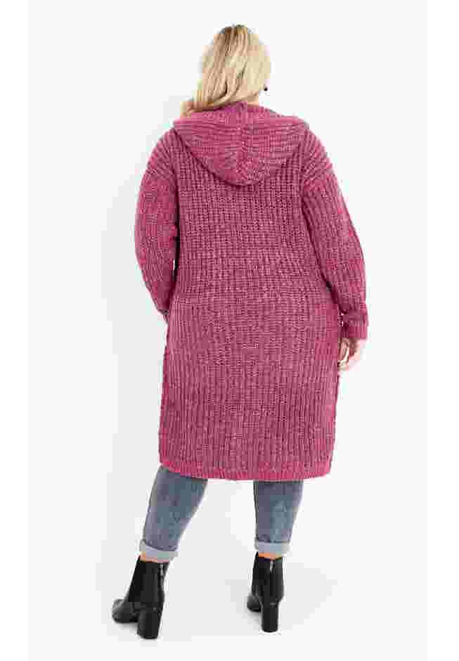 Chelsea Soft Knit Hood Coatigan image number 2