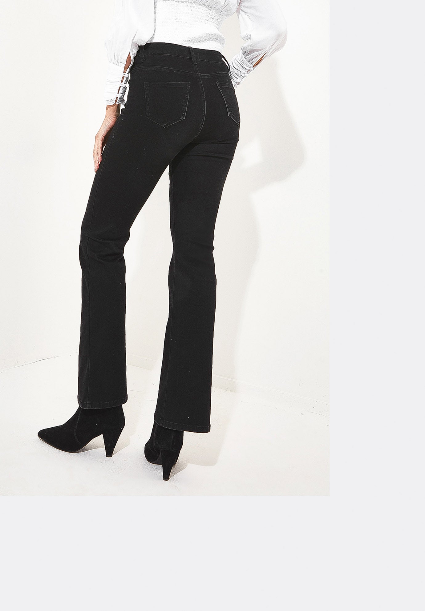 Stretch Denim Bootcut Jean image number 1