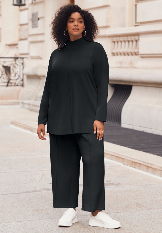 Seamed Wide Leg Pant image number 2