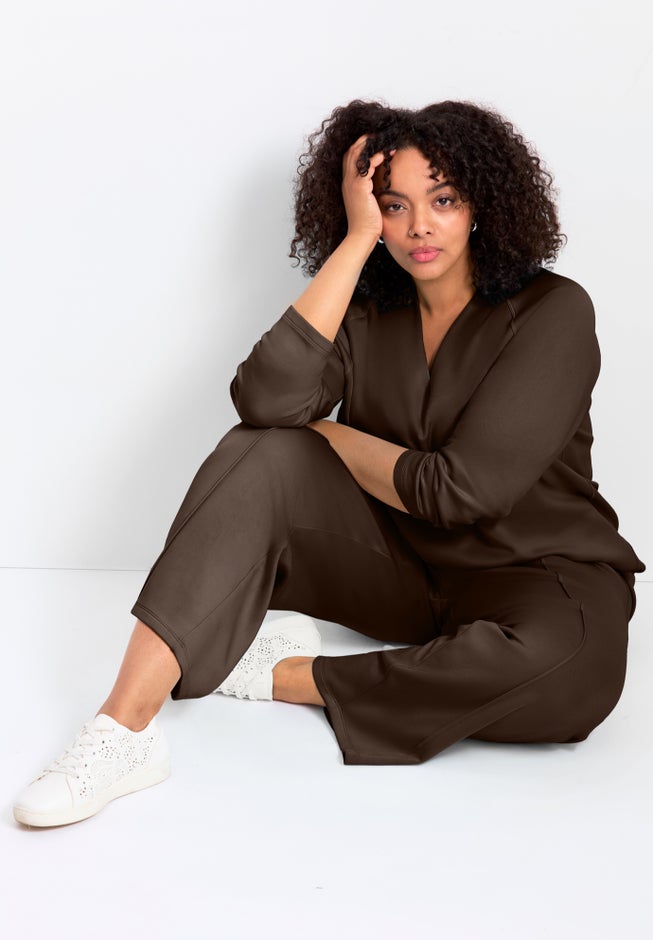 Seamed Wide Leg Pant image number 1