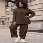 Seamed Wide Leg Pant image number null