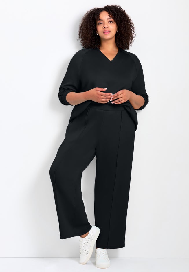 Seamed Wide Leg Pant image number 0