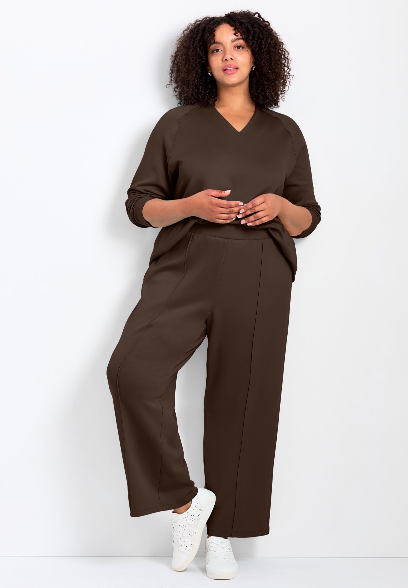 Seamed Wide Leg Pant image number 0