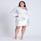 Tie Back Button Up Top image number null