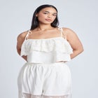 Camisole Lace Crop Top image number null
