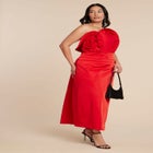 Swirl Bodice Maxi Dress image number null