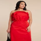 Swirl Bodice Maxi Dress image number null