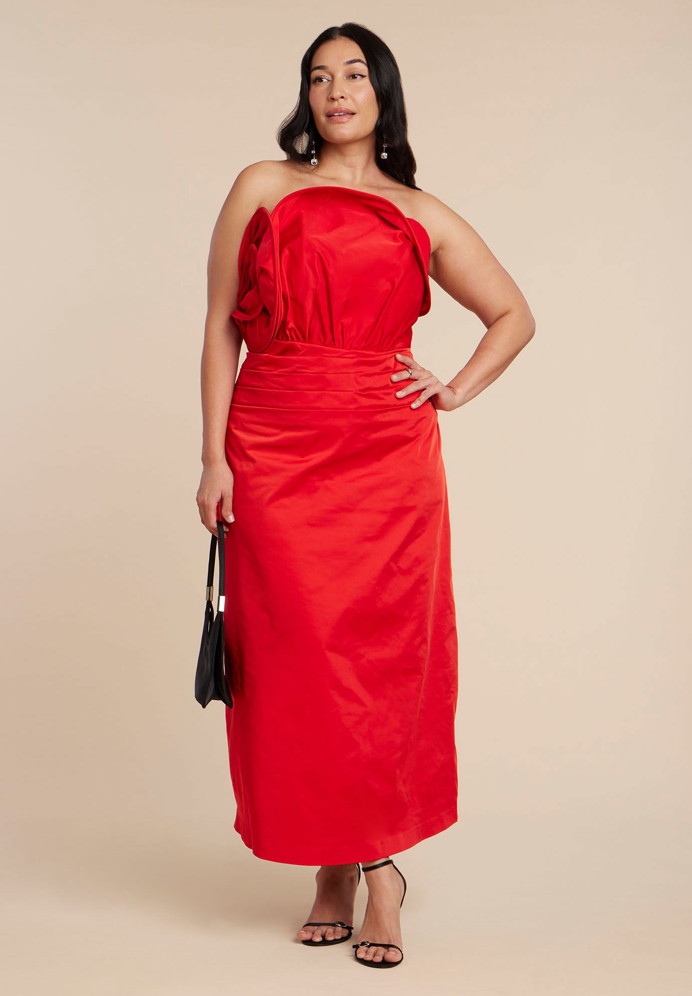 Swirl Bodice Maxi Dress image number 0