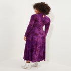 Mockneck Burnout Midi Dress image number 3