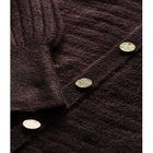 Beata Asymmetrical Button Knit Sweater image number null