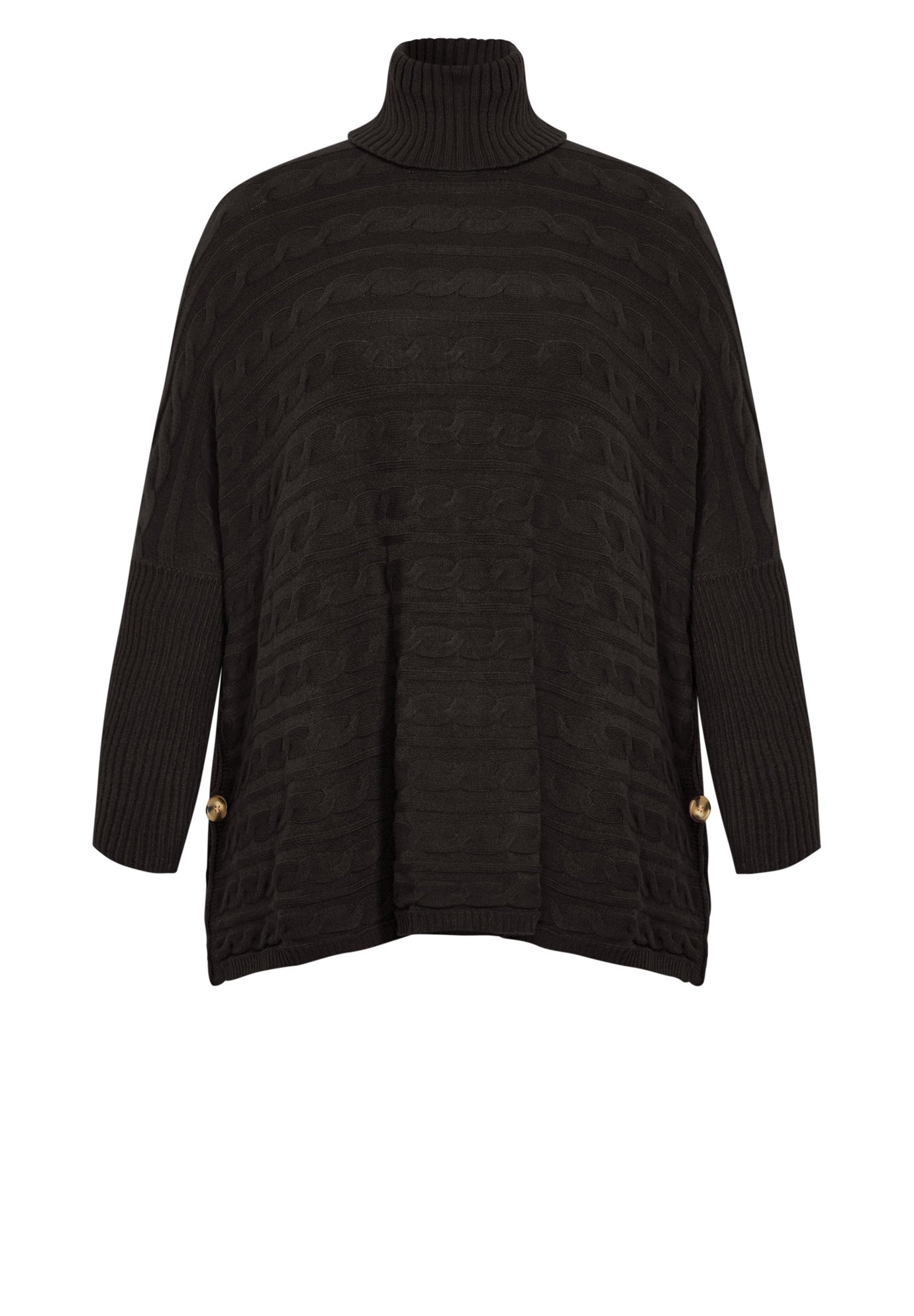 Bella Poncho Sweater image number 4