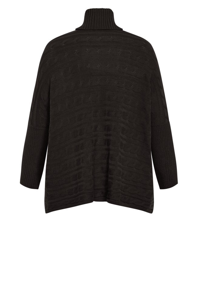 Bella Poncho Sweater image number 5