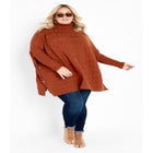 Bella Poncho Sweater image number null