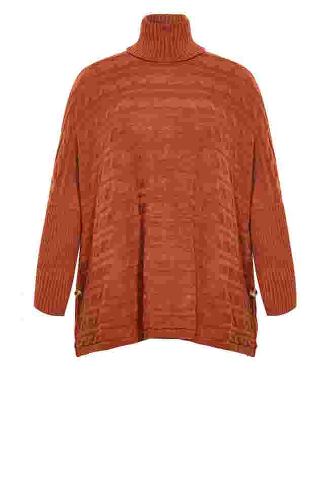 Bella Poncho Sweater image number 5