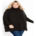 Bella Poncho Sweater image number null