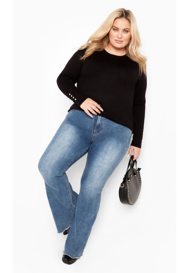 Lara Button Sweater image number 1