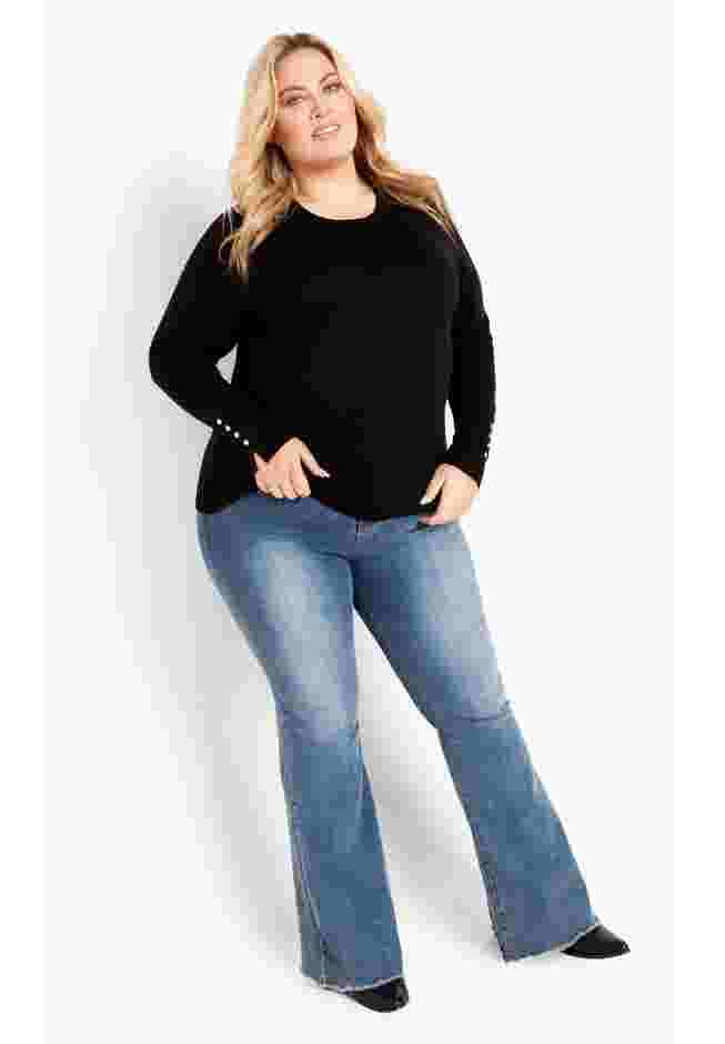 Lara Button Sweater image number 2