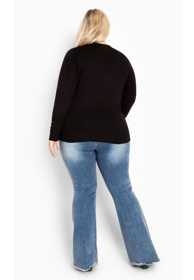 Lara Button Sweater image number 3