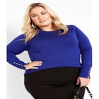 Lara Button Sweater image number null