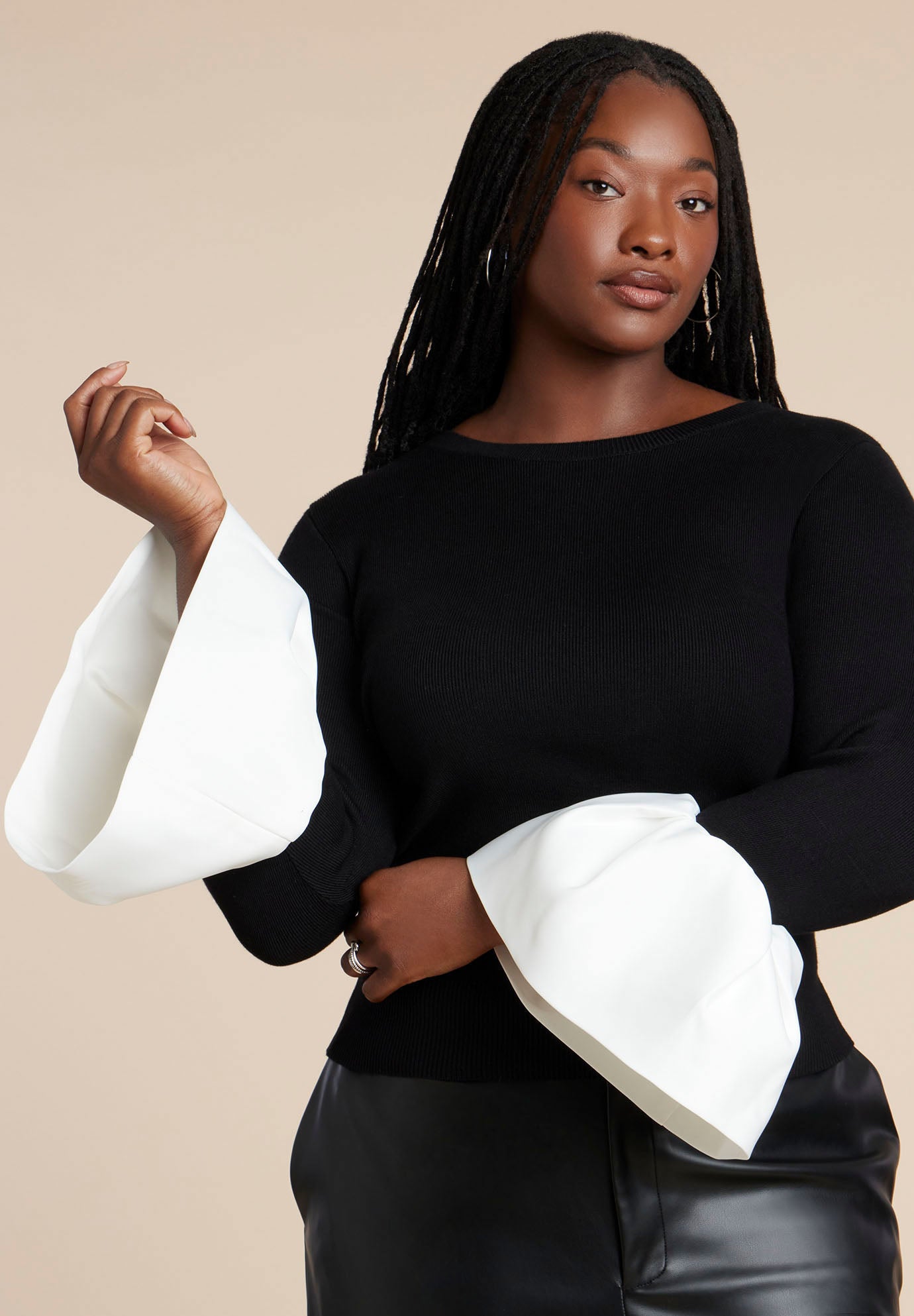  Bubble Sleeve Sweater image number 0