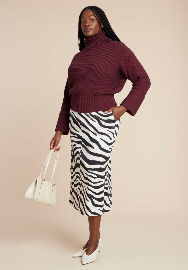 Cuffed Turtleneck Sweater image number 3