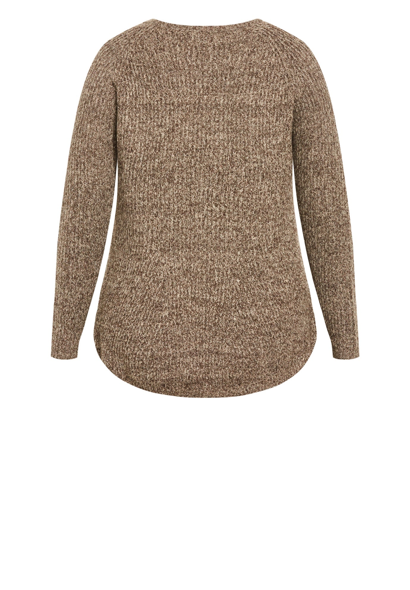 Tia Curved Hem Tunic Sweater image number 5