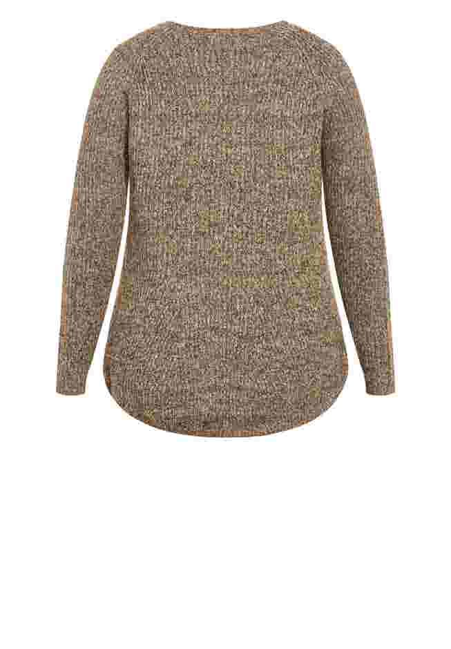 Tia Curved Hem Tunic Sweater image number 5