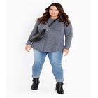 Tia Curved Hem Tunic Sweater image number null